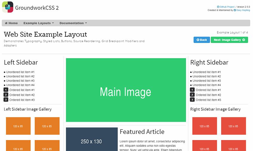 groundwork css framework