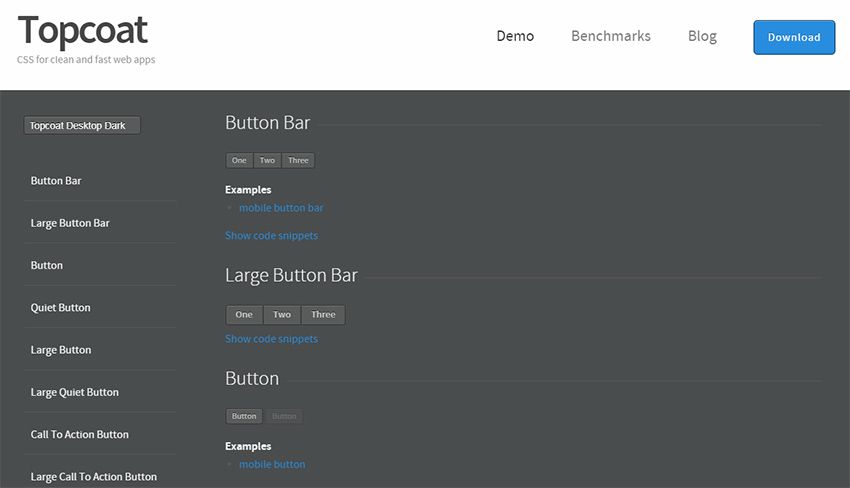 topcoat framework