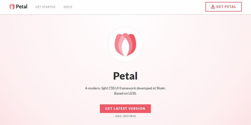 petal css framework