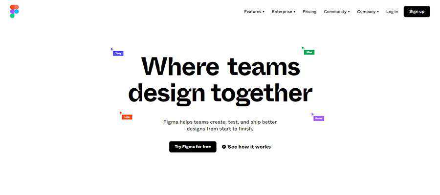 Figma Home Page