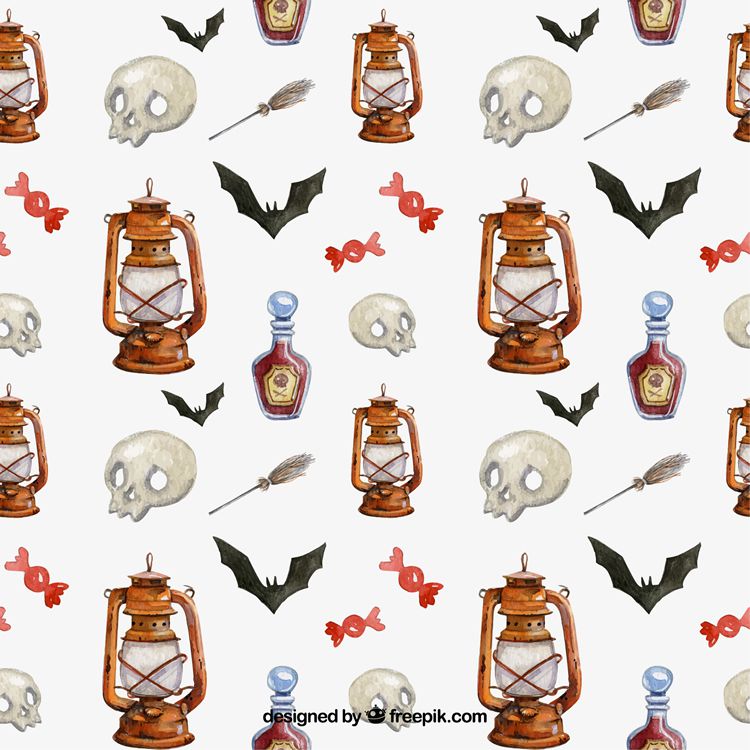 Halloween Pattern Pack free vector ai eps jpg