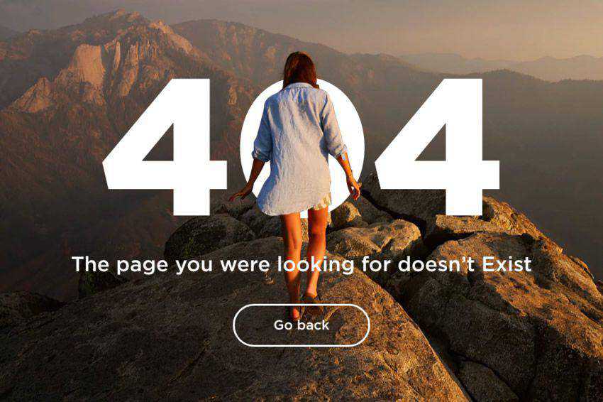 error 404 page not found web design inspiration