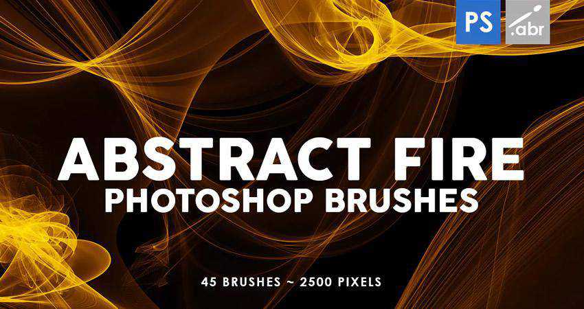 Fire Photoshop Stamp abstract photoshop brush pack set adobe