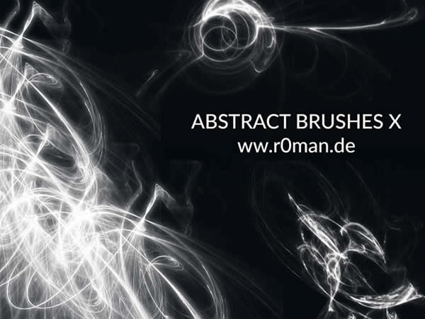 abstract fractal geometrical photoshop brushes free