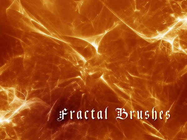 abstract fractal geometrical photoshop brushes free