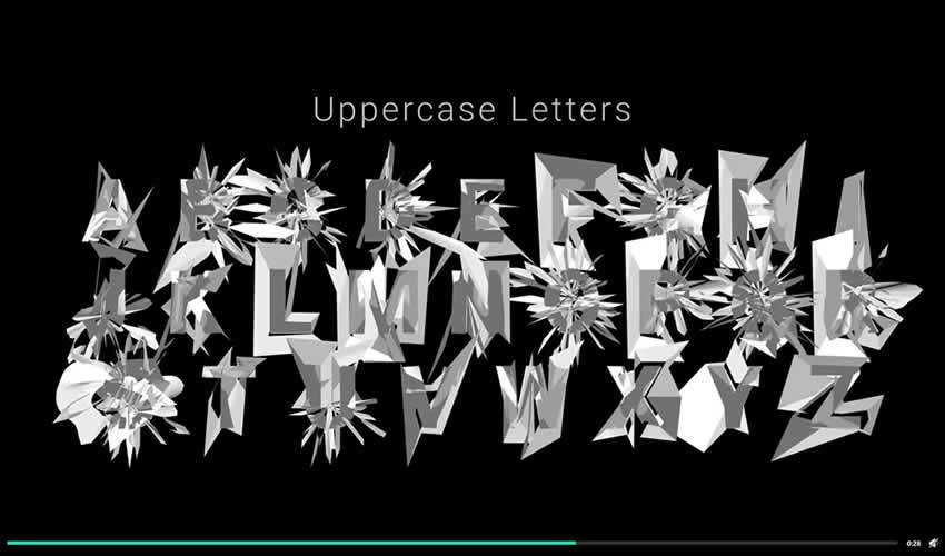  text type font typography animation ae adobe after effects template motion design project files video movie