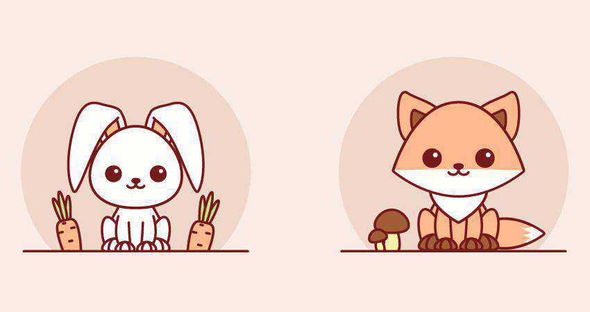 How to Create Easy Kawaii Animals adobe illustrator tutorial