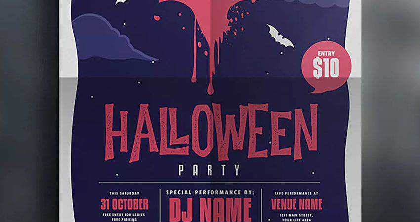 Halloween Event Flyer adobe illustrator tutorial