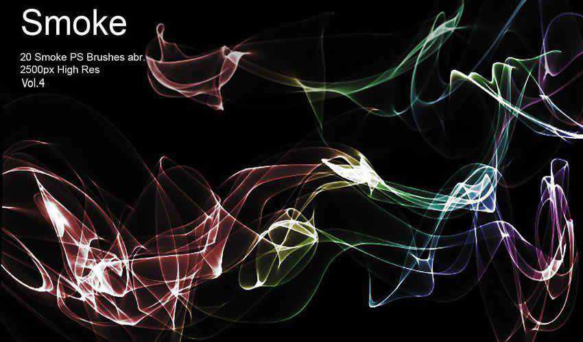  smoke adobe photoshop ps brush brushes abr pack set free