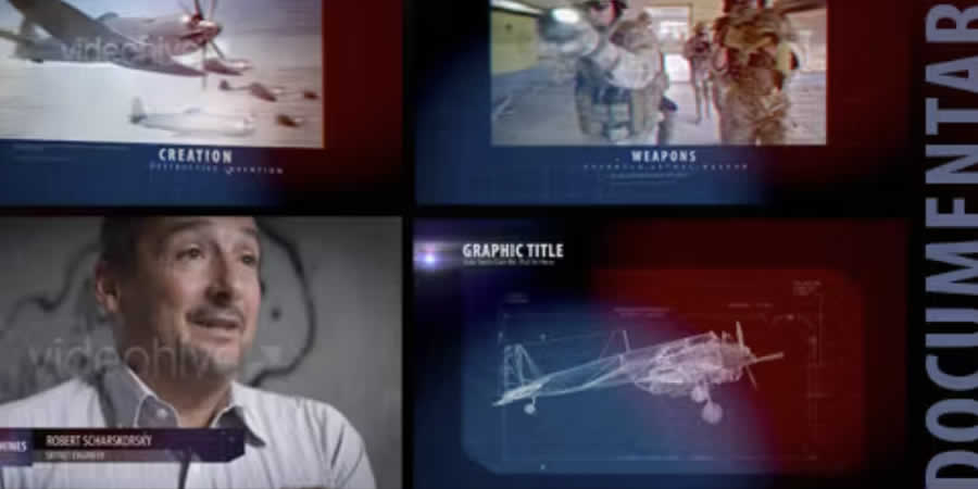  Documentary  Broadcast Package Template After Effects Video Production