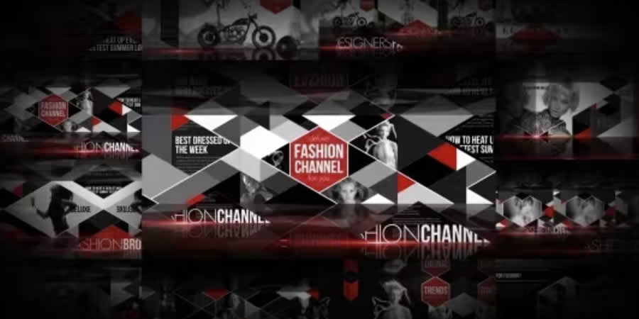  Fashion Broadcast Package Template After Effects Video Production