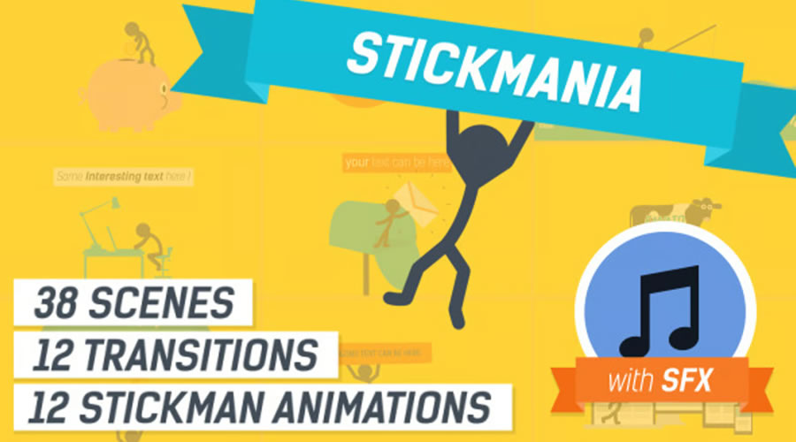 Stickmania Explainer Toolkit for After Effects