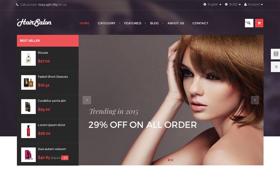 AP Hair Salon PrestaShop Theme