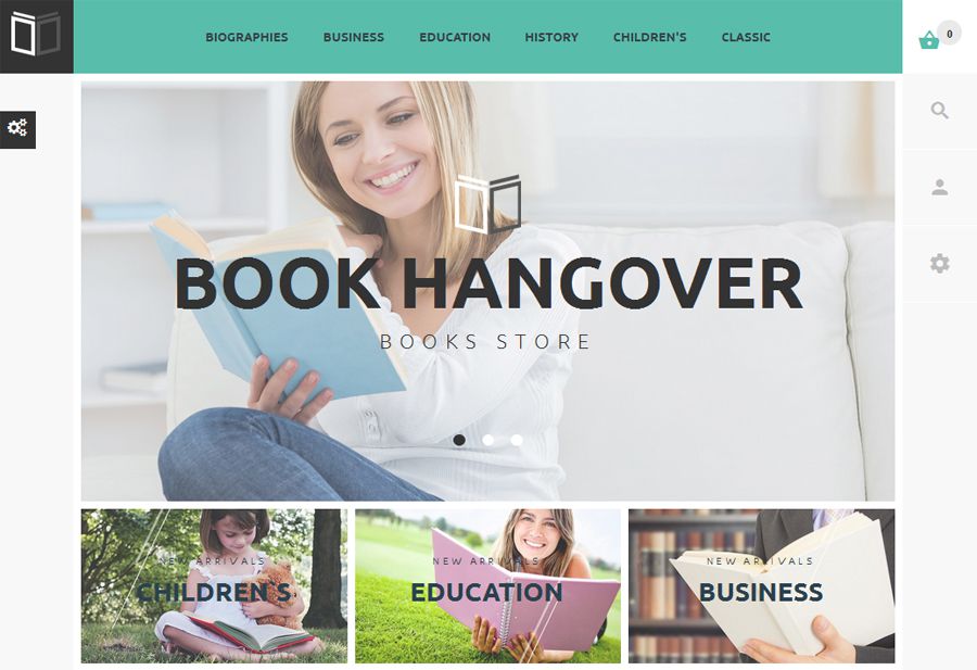 Book Hangover free PrestaShop Theme