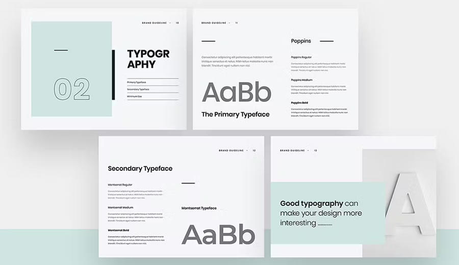 Professional Brand Guidelines Template for InDesign