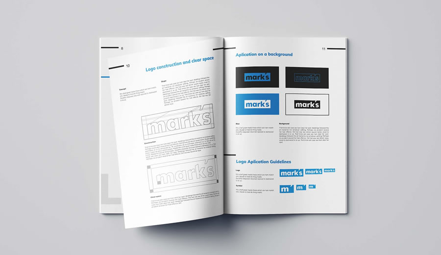 Clean Brand Manual Free Template for InDesign