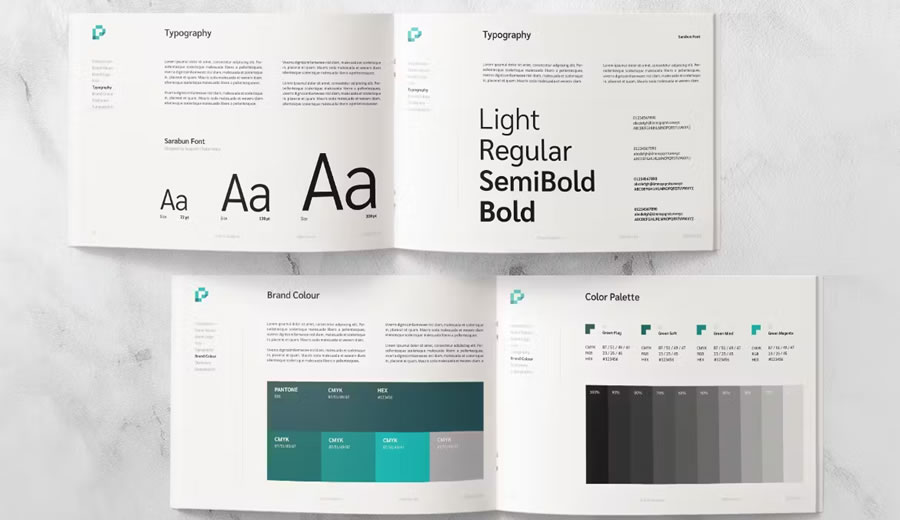 Multipurpose Brand Guideline Template for InDesign