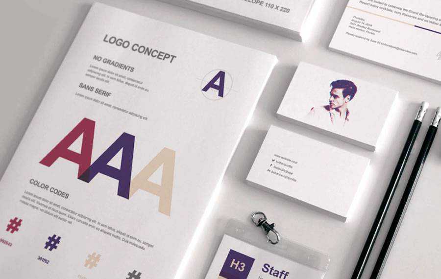 Full Stationery Proposal brand identity design inspiration logo