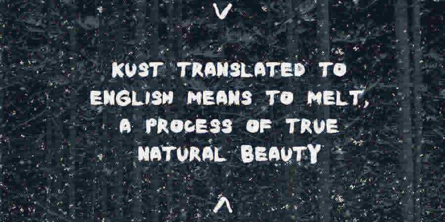 kust free font brush hand-written hand-painted