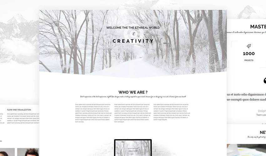 Foreal Business HTML5 Template corporate website web design inspiration ui ux