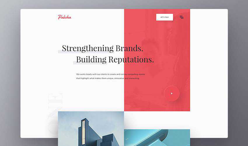 Pinkston Digital business corporate website web design inspiration ui ux