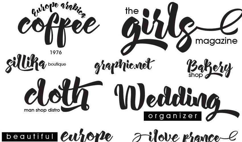 free font calligraphy typography script Aprillia Script