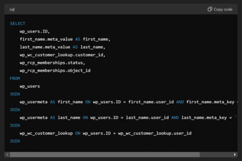 How to Use ChatGPT to Export Data from a WordPress Database