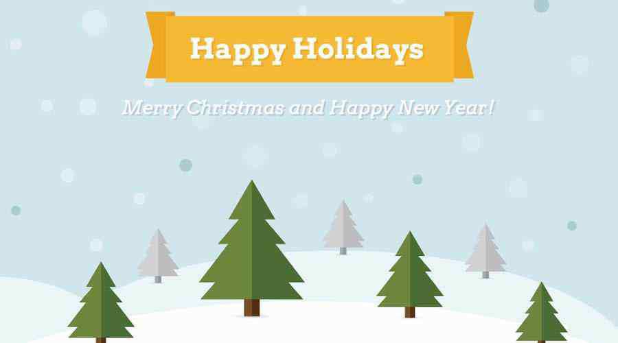 Happy Holidays Free Vector Illustration free holidays