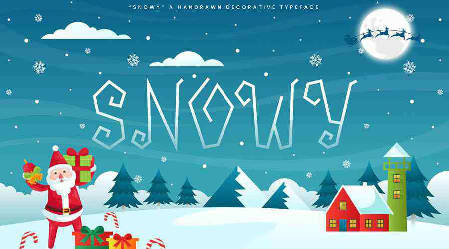 Snowy Decorative Christmas Font