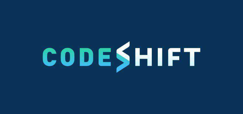 Codeshift clever typography in logo design