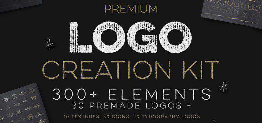 Logo Creation Kit clever typography in logo design