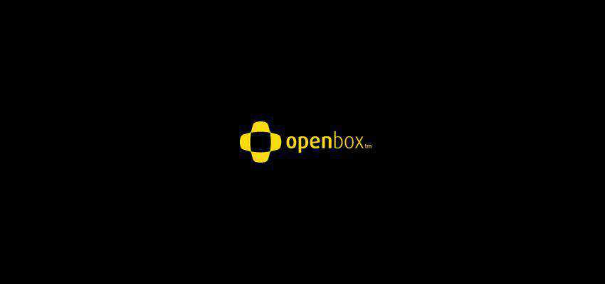 OpenBox clever typography in logo design