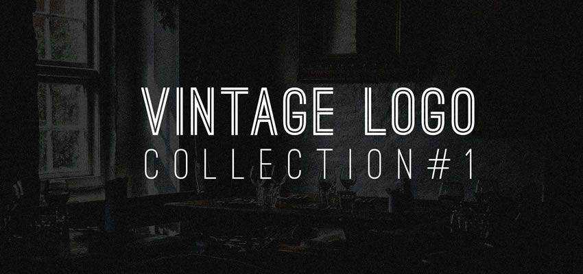 Vintage Logo Collection clever typography in logo design