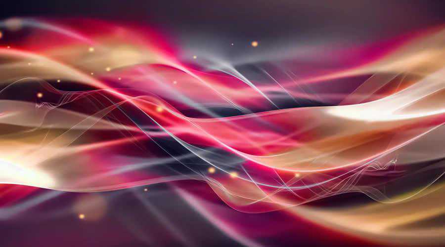 Glowing Wavy Lines color abstract desktop wallpaper hd 4k high-resolution