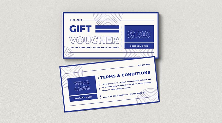 Voucher Illustrator Template