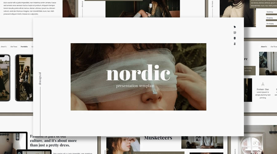 Free Nordic PowerPoint Presentation Template