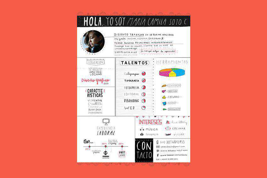 resume cv job creative design inspiration Curriculum Vitae