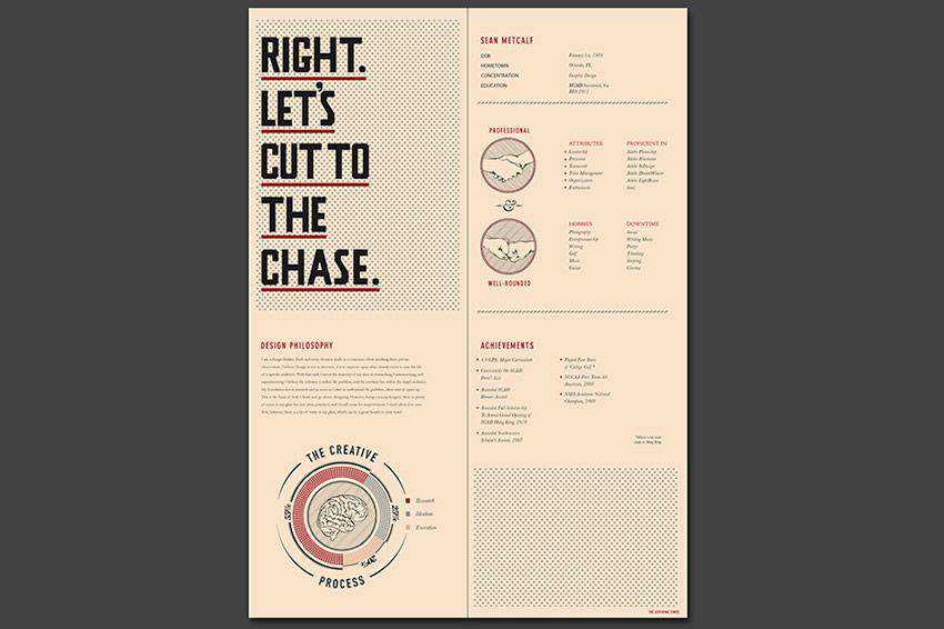 resume cv job creative design inspiration The CV Publication