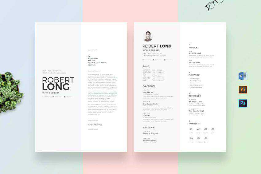 resume cv job creative design inspiration