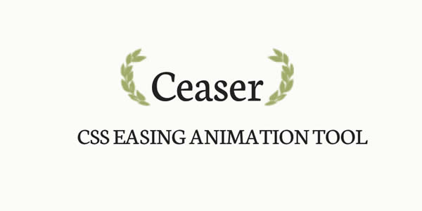 Ceaser CSS Easing Animation Tool