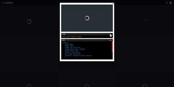 CSS Loader & Spinner Library