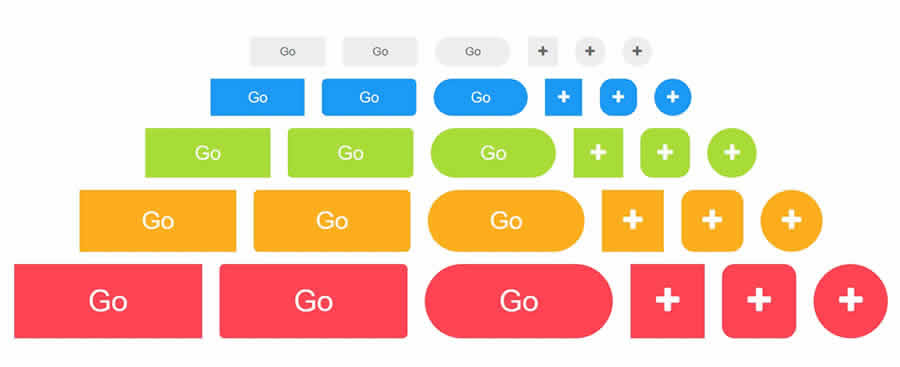 Buttons - A CSS button library built with Sass & Compass