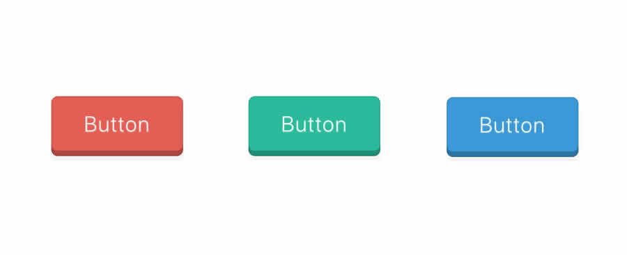 Pushy Buttons - CSS Pressable 3D Buttons