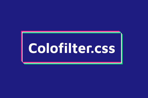  CSS Filter Tool