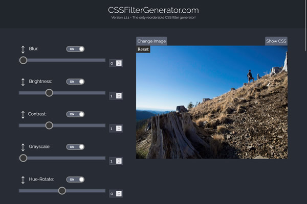  CSS Filter Tool