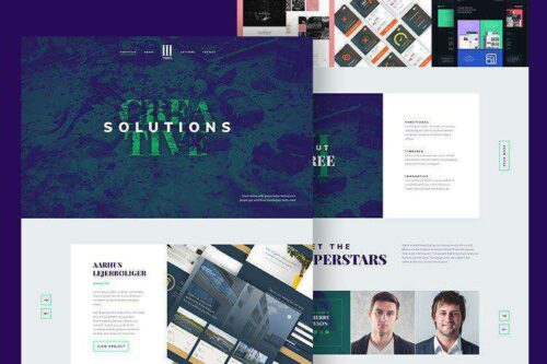 10+ Best Free Design Agency Web Templates for Photoshop