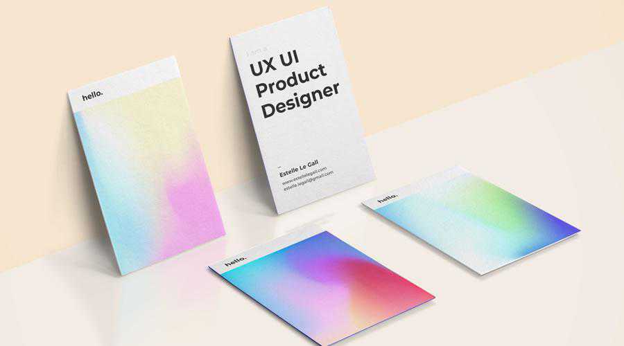 Colorful Business Cards design inspiration for designers creatives