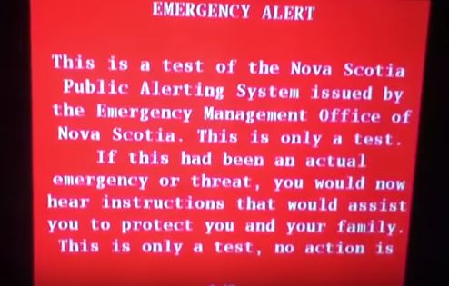 Alert Ready on television screen