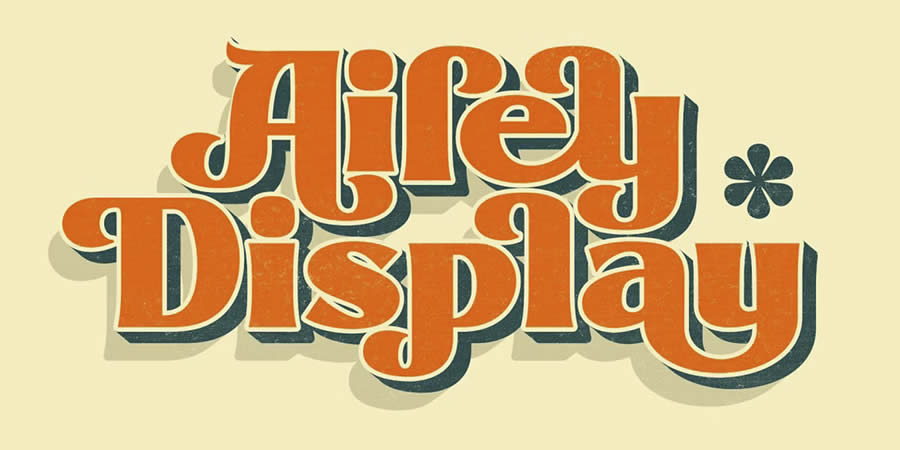 Ailey Retro Display Font