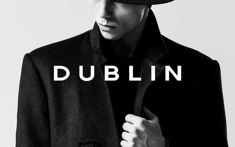 Dublin Minimal Display Typeface font design typecase typography